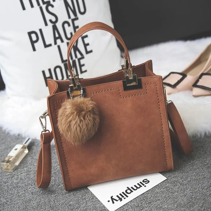 DikizFly Luxury Handbags Women Bags Designer PU Leather Totes Messenger Bag Women Shoulder Bags Ladies Purse Hairball Sac A main
DikizFly Luxury Handbags Women Bags Designer PU Leather Totes Messenger Bag Women Shoulder Bags Ladies Purse Hairball Sac A main