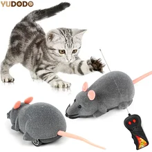 3 Colors Wireless Remote Control Mouse Toy Interactive Plush Electronic RC Rat Mice Funny Cat Toy
