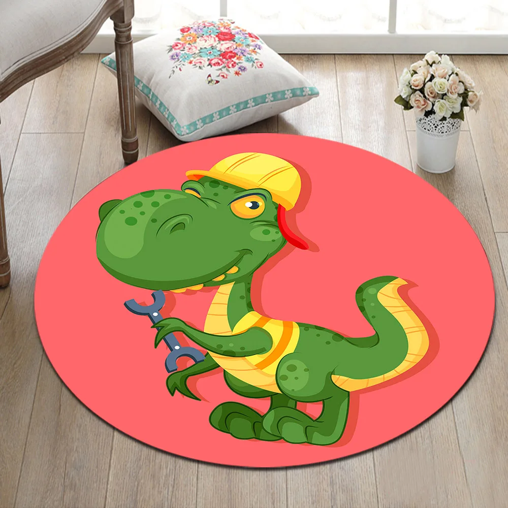 LB Cartoon Anime Dinosaur Large Round Carpet for Kids Home Living Room Memory Foam Bedroom Cushion Area Rug Bathroom Home Mat
LB Cartoon Anime Dinosaur Large Round Carpet for Kids Home Living Room Memory Foam Bedroom Cushion Area Rug Bathroom Home Mat