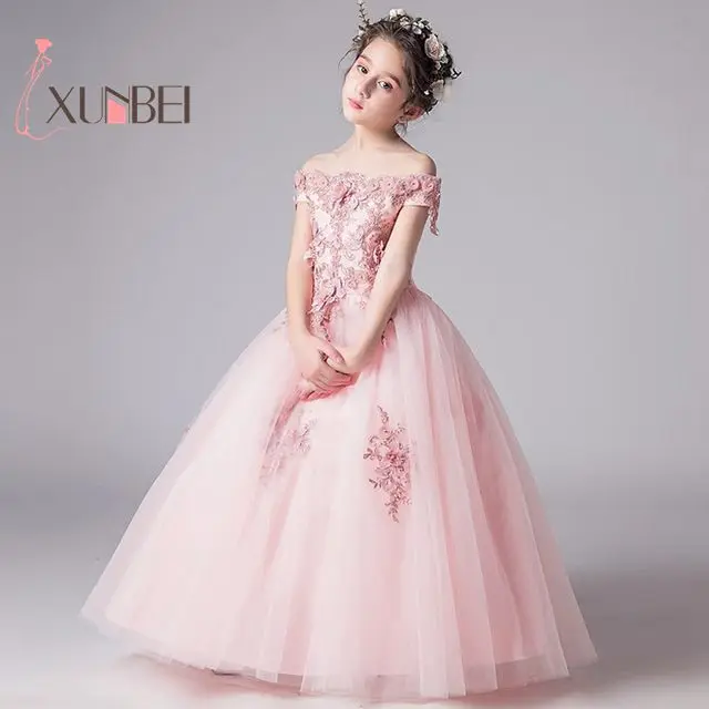 Luxury Off The Shoulder Beaded Applique Pink Ivory Flower Girl Dresses 2019 Tulle Kids First Communion Dress Birthday Party Gown
Luxury Off The Shoulder Beaded Applique Pink Ivory Flower Girl Dresses 2019 Tulle Kids First Communion Dress Birthday Party Gown