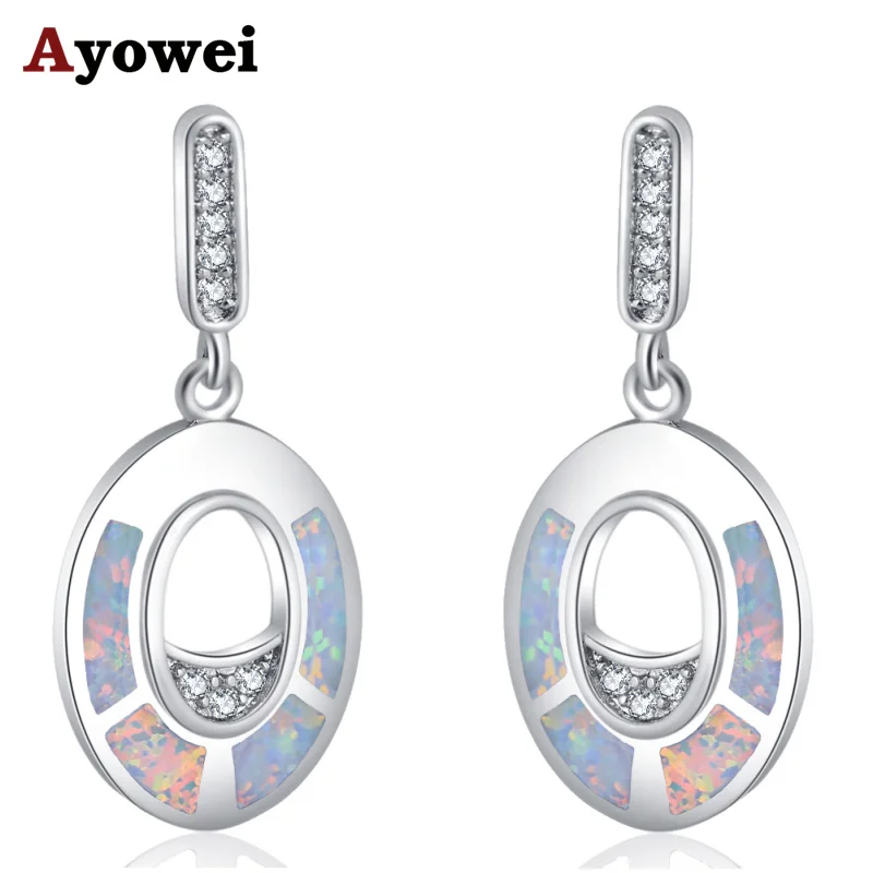 Ayowei Special gift for friend Oval shape Earring white fire Opal Silver Stamped Drop Earring Fashion Jewelry OE773A
Ayowei Special gift for friend Oval shape Earring white fire Opal Silver Stamped Drop Earring Fashion Jewelry OE773A