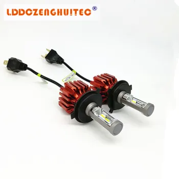 

LDDCZENGHUITEC H4 H7 H11 HB2 9003 Led Auto Car Headlight S1 N1 50W 8000LM 6000K Automobile Bulb All In One CSP Lumileds Lamp