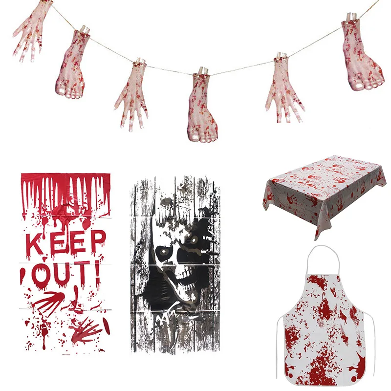 Halloween Decoration Scary Blood Hand Print Wall Sticker Mantle Scarf Table Cover Halloween Horror Party Favor Supplies HL33
Halloween Decoration Scary Blood Hand Print Wall Sticker Mantle Scarf Table Cover Halloween Horror Party Favor Supplies HL33