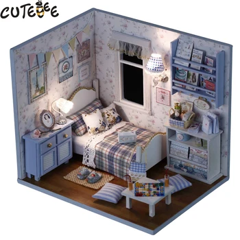 CUTEBEE DIY Doll House Miniature Dollhouse with Furnitures Wooden House Toys For Children Birthday Gift Handmade Crafts H03
CUTEBEE DIY Doll House Miniature Dollhouse with Furnitures Wooden House Toys For Children Birthday Gift Handmade Crafts H03