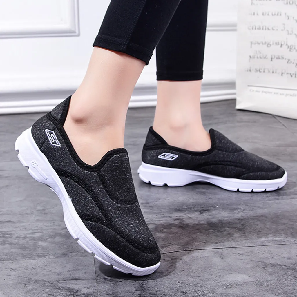 Women Ladies Casual Loafers Sneakers Flats Breathable Stretch Cloth Shoes light weight running shoes for zapatos de mujer #J4
Women Ladies Casual Loafers Sneakers Flats Breathable Stretch Cloth Shoes light weight running shoes for zapatos de mujer #J4