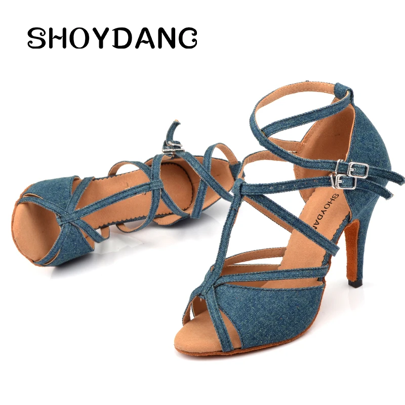 SHOYDANC Ballroom Latin Dance Shoes Brown Salsa Shoes High quality heel 7.5/8.5cm Red Samba Tango Dance shoes Soft Sole 5027
SHOYDANC Ballroom Latin Dance Shoes Brown Salsa Shoes High quality heel 7.5/8.5cm Red Samba Tango Dance shoes Soft Sole 5027