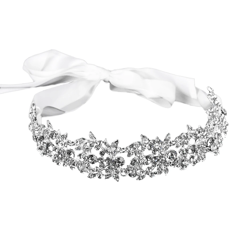 NEW Fancy Austrian Crystal High Quality Metal Bow Headband hair Accessories