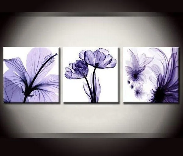 framed 3 panel large purple kitchen decor canvas art stunning flower oil painting wall picture home decoration a1291 - Purple Kitchen Decor framed 3 panel large purple kitchen decor canvas art stunning flower oil painting wall picture home decoration a1291 - Purple Kitchen Decor