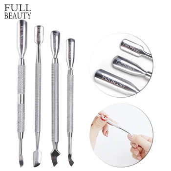 Full Beauty 1pcs Stainless Steel Nail Art Remover Spoon Double Side Pusher for Dead Skin Manicure Pedicure Tool CHFB26-40
Full Beauty 1pcs Stainless Steel Nail Art Remover Spoon Double Side Pusher for Dead Skin Manicure Pedicure Tool CHFB26-40