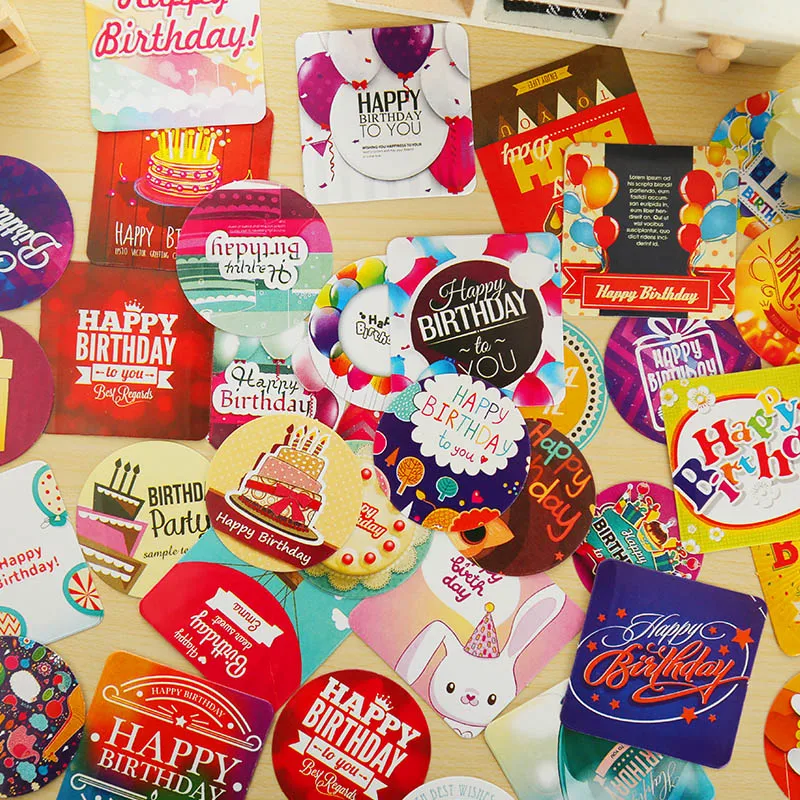 45Pcs/Pack Happy Birthday to You Colorful Cake Packaging Sealing Label Sticker Baking DIY Gift Box Irregular Stickers
45Pcs/Pack Happy Birthday to You Colorful Cake Packaging Sealing Label Sticker Baking DIY Gift Box Irregular Stickers