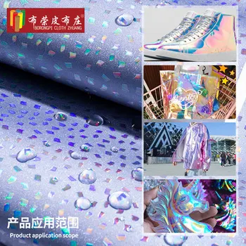 Spotted pattern laser pvc leather fabric Symphony high-gloss mirror laser artificial leather 1m
Spotted pattern laser pvc leather fabric Symphony high-gloss mirror laser artificial leather 1m