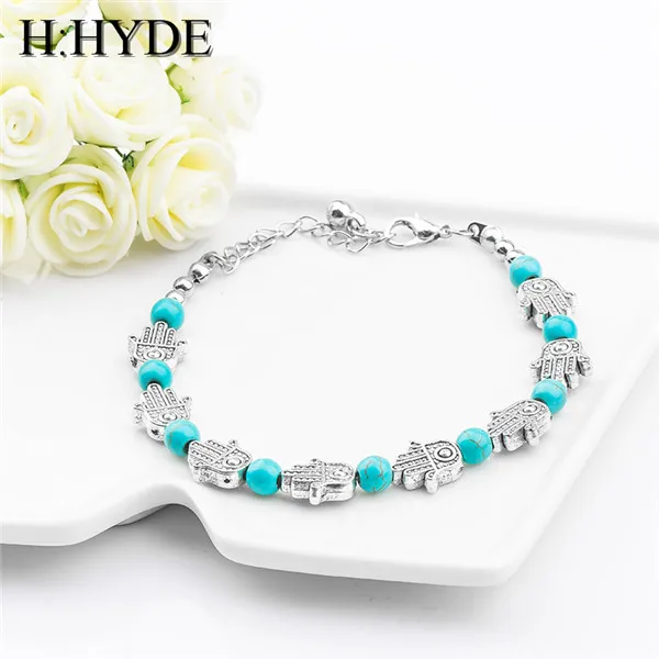 H:HYDE Sweet Bohemia stylish shiny hand shape Natural Stone Beads charming Bracelet Handmade Accessories Fashion Jewelry
H:HYDE Sweet Bohemia stylish shiny hand shape Natural Stone Beads charming Bracelet Handmade Accessories Fashion Jewelry