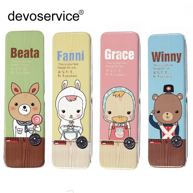 1Pcs Cute Kawaii Animal Single-layer Metal Tin Pencil Case Pen Box Holder Storage Stationery For Girls Office School Supplies
1Pcs Cute Kawaii Animal Single-layer Metal Tin Pencil Case Pen Box Holder Storage Stationery For Girls Office School Supplies