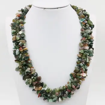 Natural India Onyx Irregular Beads 3Rows Necklace Chain Jewelry Making Girls Party Gifts 15inch Lucky Stone Hand Made Ornaments
Natural India Onyx Irregular Beads 3Rows Necklace Chain Jewelry Making Girls Party Gifts 15inch Lucky Stone Hand Made Ornaments