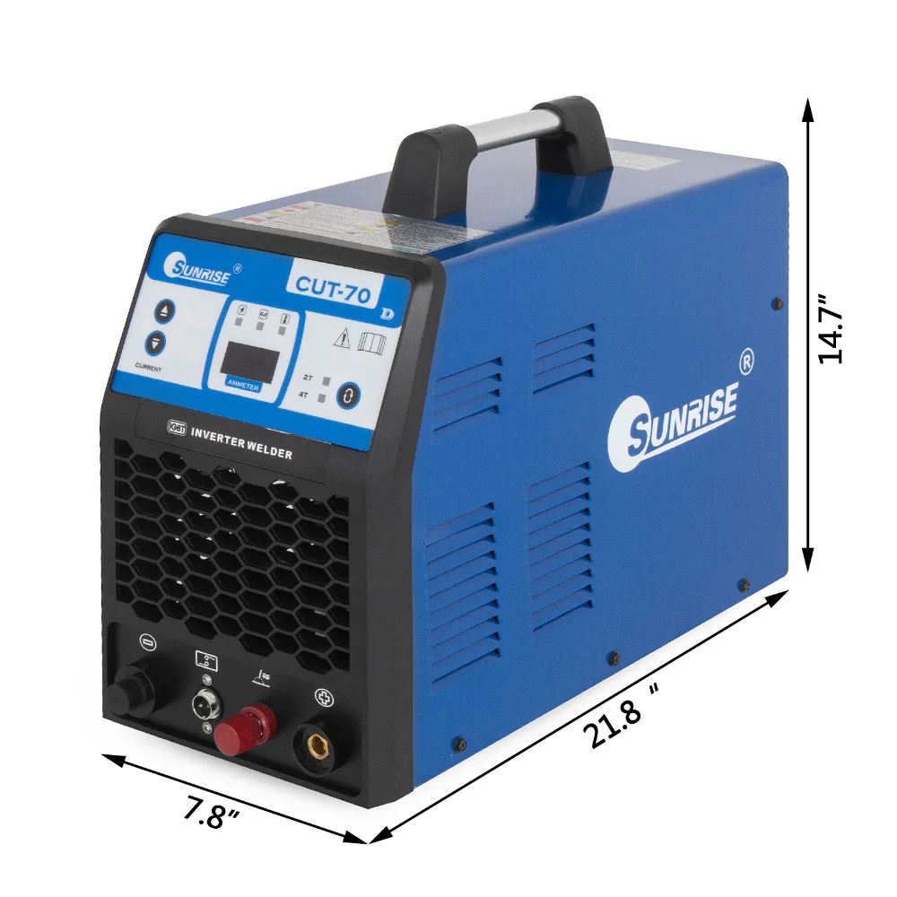 VEVOR PLASMA-70 Plasma Cutter 70A HF Inverter Any Metallic Materials Up To 25mm
VEVOR PLASMA-70 Plasma Cutter 70A HF Inverter Any Metallic Materials Up To 25mm
