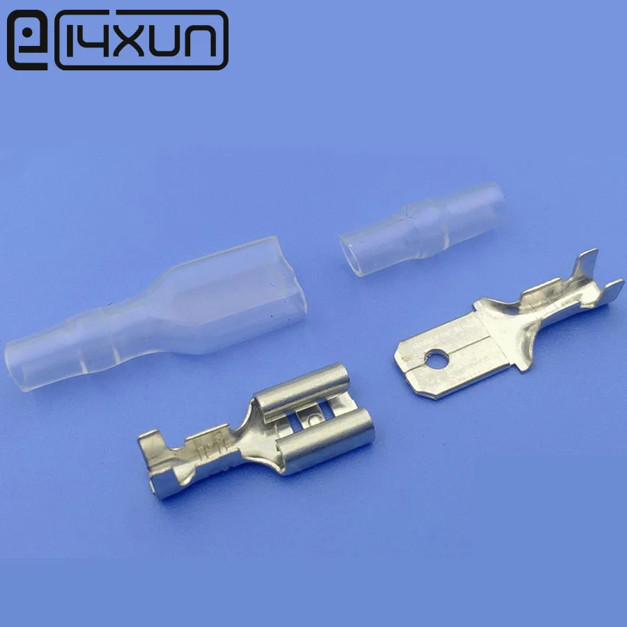 Free shipping 25set=100pcs 6.3mm Crimp Terminal Female Spade Connector + Male Spade Connector+ Case
Free shipping 25set=100pcs 6.3mm Crimp Terminal Female Spade Connector + Male Spade Connector+ Case