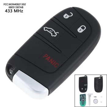 433MHz Keyless 4 Buttons Portable Uncut Flip Remote Key Fob Transmitter Push Start Fobik M3N40821302 68051387AB for Dodge
433MHz Keyless 4 Buttons Portable Uncut Flip Remote Key Fob Transmitter Push Start Fobik M3N40821302 68051387AB for Dodge