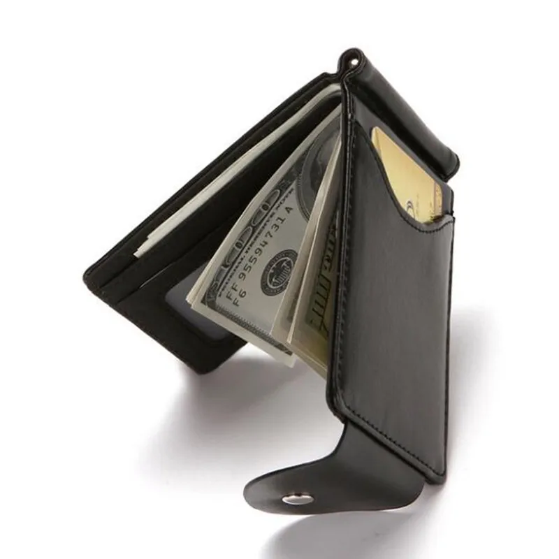 New Fashion Creative Men's Wallet Flip Buckle Korean Version Of The US Dollar Clip Bank Credit Card Package Small Purse PU Bag
New Fashion Creative Men's Wallet Flip Buckle Korean Version Of The US Dollar Clip Bank Credit Card Package Small Purse PU Bag