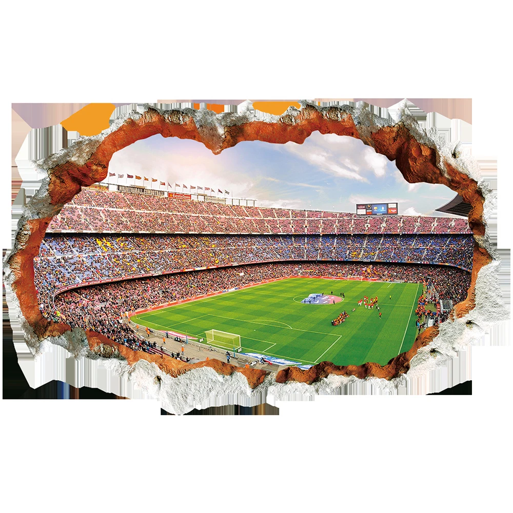 3D Football Stadium Removable Wall Sticker Art Mural Home Decals Stickers Decor DIY bathroom Bedroom Bar Skirting Stickers
3D Football Stadium Removable Wall Sticker Art Mural Home Decals Stickers Decor DIY bathroom Bedroom Bar Skirting Stickers
