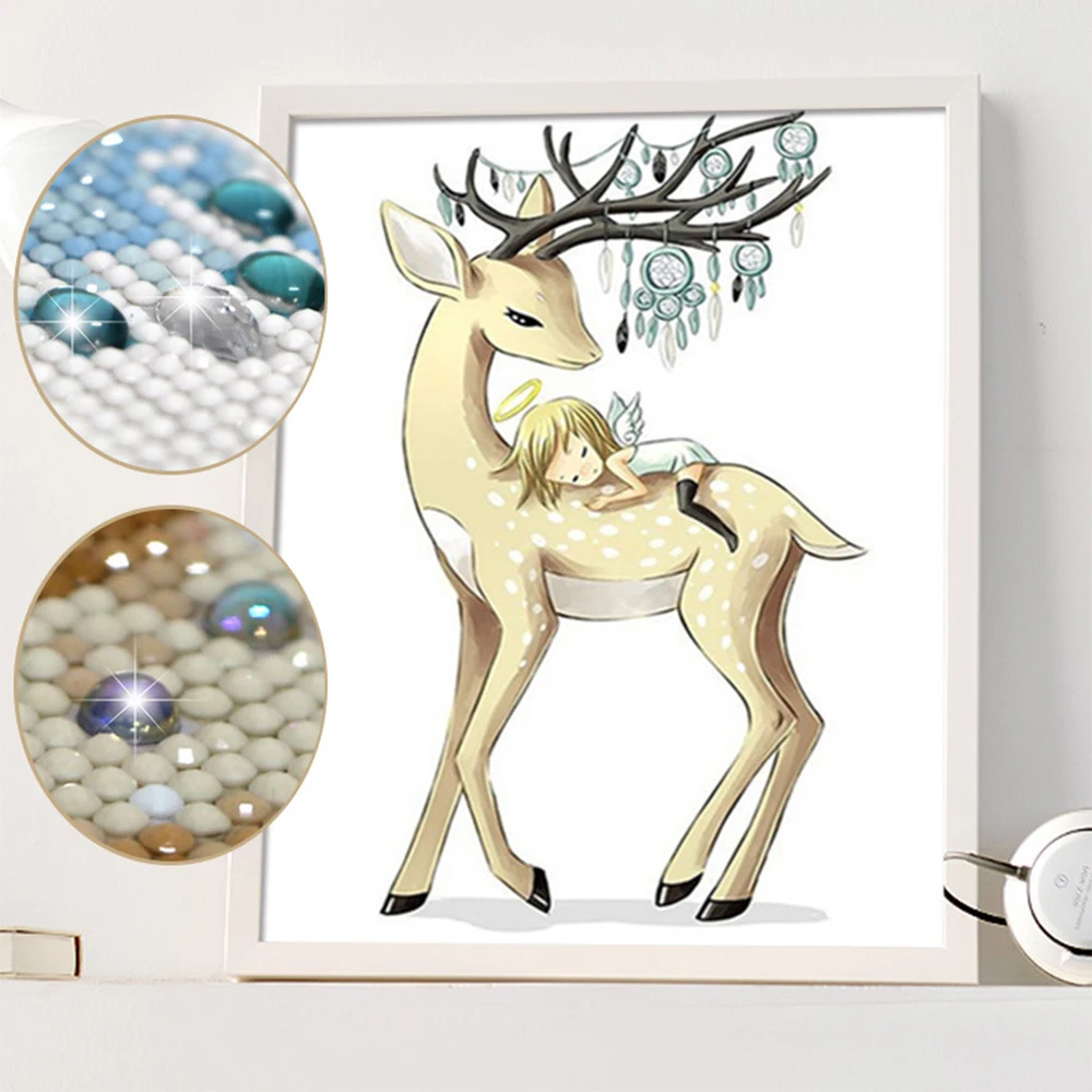 Full Diamond Painting 3D DIY Specail Diamond Embroidery Angel Deer Diamond Mosaic Picture Gift DP Accessories Home Decor Crpsen
Full Diamond Painting 3D DIY Specail Diamond Embroidery Angel Deer Diamond Mosaic Picture Gift DP Accessories Home Decor Crpsen