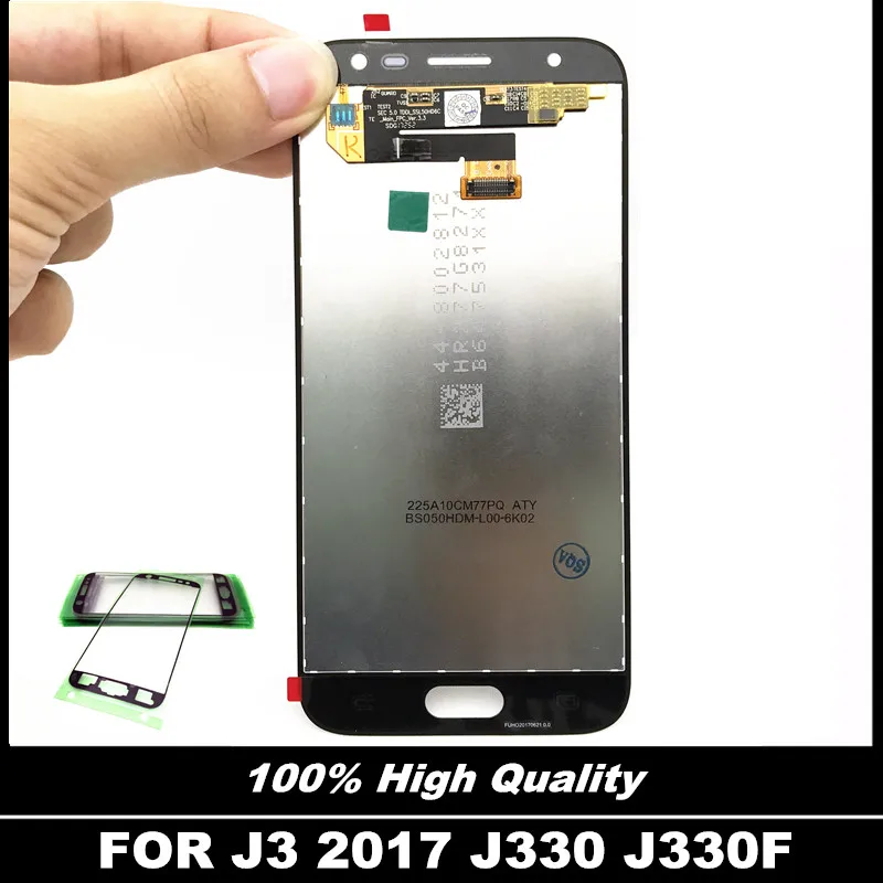 Для Samsung Galaxy J3 2017 J330 J330F SM ЖК экран высокого качества для телефона с сенсорным