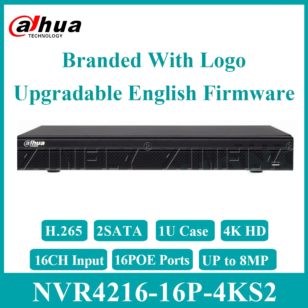 Dahua Original NVR4216-16P-4KS2 16CH 8MP 1U 16POE 4K H.265 Lite Network Video Recorder 2SATA Replace NVR4208-8P-4KS2
Dahua Original NVR4216-16P-4KS2 16CH 8MP 1U 16POE 4K H.265 Lite Network Video Recorder 2SATA Replace NVR4208-8P-4KS2