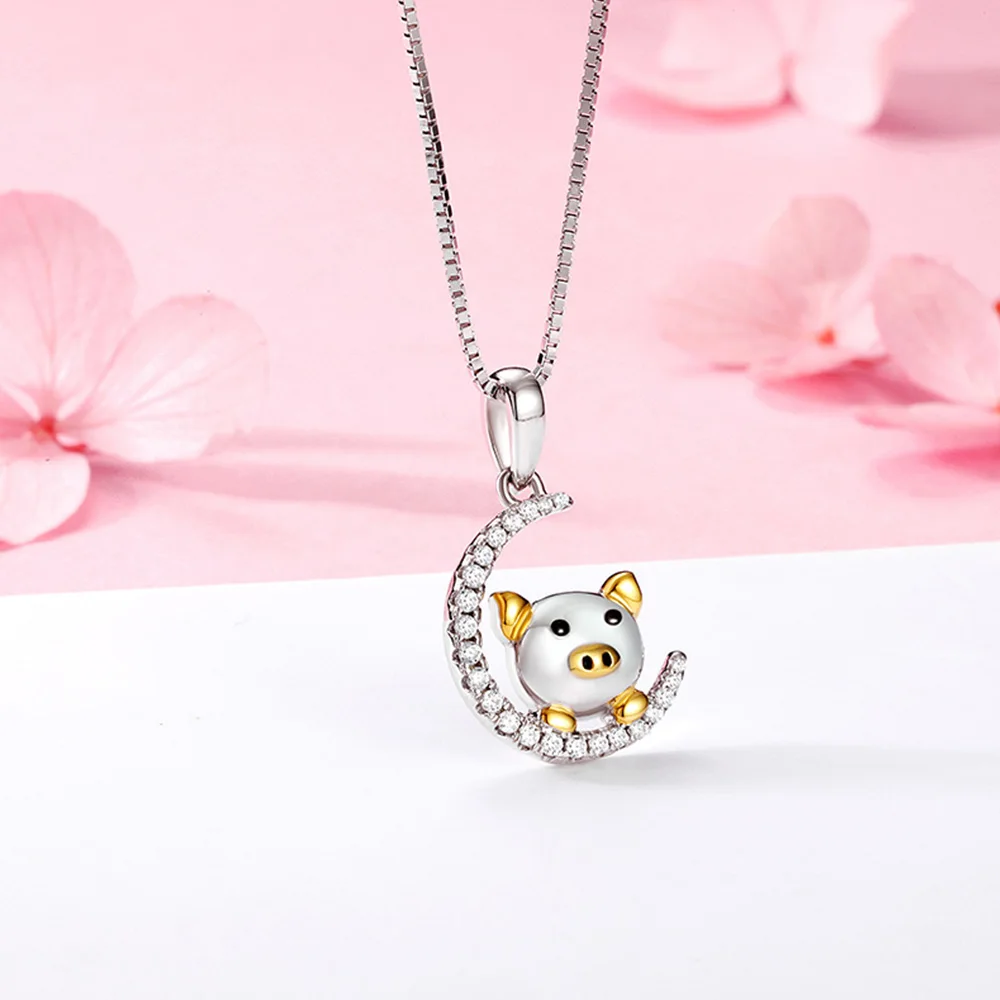 GEEZII S925 sterling silver cute zodiac pig pendant jewelry student Korean version of the wild couple gift jewellery no necklace
GEEZII S925 sterling silver cute zodiac pig pendant jewelry student Korean version of the wild couple gift jewellery no necklace