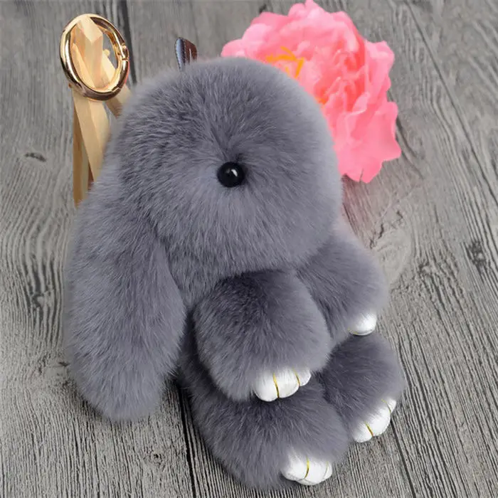 30pcs/lot Cute Mini 15cm Genuine bunny Rabbit Fur Pom Pom Key Chain Women Trinket Rabbit Toy Doll Bag Car Key Ring Keychain gift
30pcs/lot Cute Mini 15cm Genuine bunny Rabbit Fur Pom Pom Key Chain Women Trinket Rabbit Toy Doll Bag Car Key Ring Keychain gift