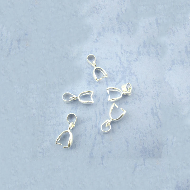 25Pcs Silver Plated Pinch Clip Bail Beads Findings Large Melon Button For DIY Jewelry Making Necklace 7x17mm Accessories
25Pcs Silver Plated Pinch Clip Bail Beads Findings Large Melon Button For DIY Jewelry Making Necklace 7x17mm Accessories