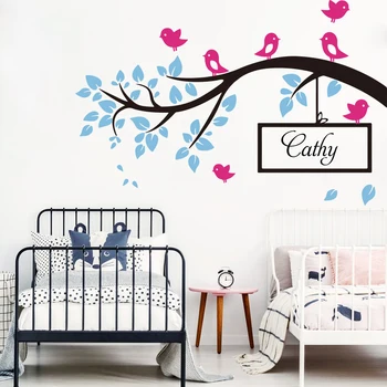 Custom Name Birds Branch Family Tree Wall Decal Bedroom Living Room Large Bird Tree Branch Nature Jungle Wall Sticker Vinyl
Custom Name Birds Branch Family Tree Wall Decal Bedroom Living Room Large Bird Tree Branch Nature Jungle Wall Sticker Vinyl