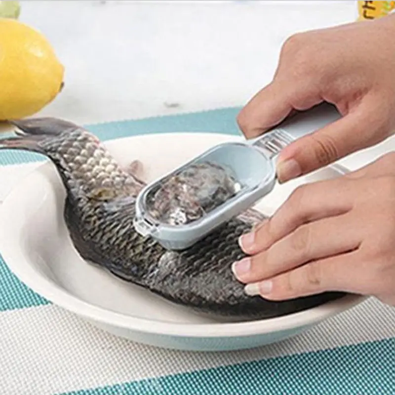 Fast Cleaning Fish Skin Steel Plastic Fish Scale Remover Scaler Scraper Cleaner Kitchenware Tool Peeler #268
Fast Cleaning Fish Skin Steel Plastic Fish Scale Remover Scaler Scraper Cleaner Kitchenware Tool Peeler #268