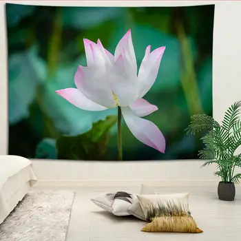 Lotus wall decor tapestry layout room painting background wall decoration bedcloth tapestries custom logo
Lotus wall decor tapestry layout room painting background wall decoration bedcloth tapestries custom logo