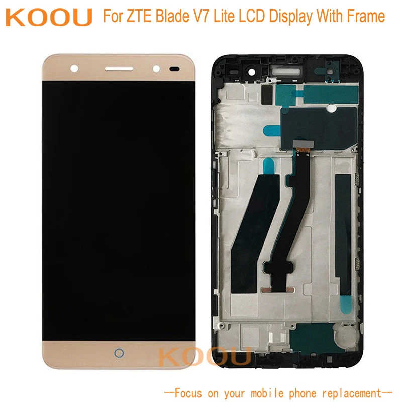 LCD Display For ZTE Blade V7 Lite Touch Screen Assembly Replacement Parts Accessories For ZTE Blade V7 Lite With Frame
LCD Display For ZTE Blade V7 Lite Touch Screen Assembly Replacement Parts Accessories For ZTE Blade V7 Lite With Frame