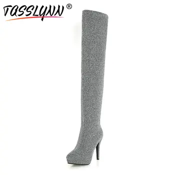 TASSLYNN 2019 Women Boots Shoes Pointed Toe Over The Knee Boots Women Thin High Heels Winter Shoes Woman Sexy Shoes Size 34-43
TASSLYNN 2019 Women Boots Shoes Pointed Toe Over The Knee Boots Women Thin High Heels Winter Shoes Woman Sexy Shoes Size 34-43