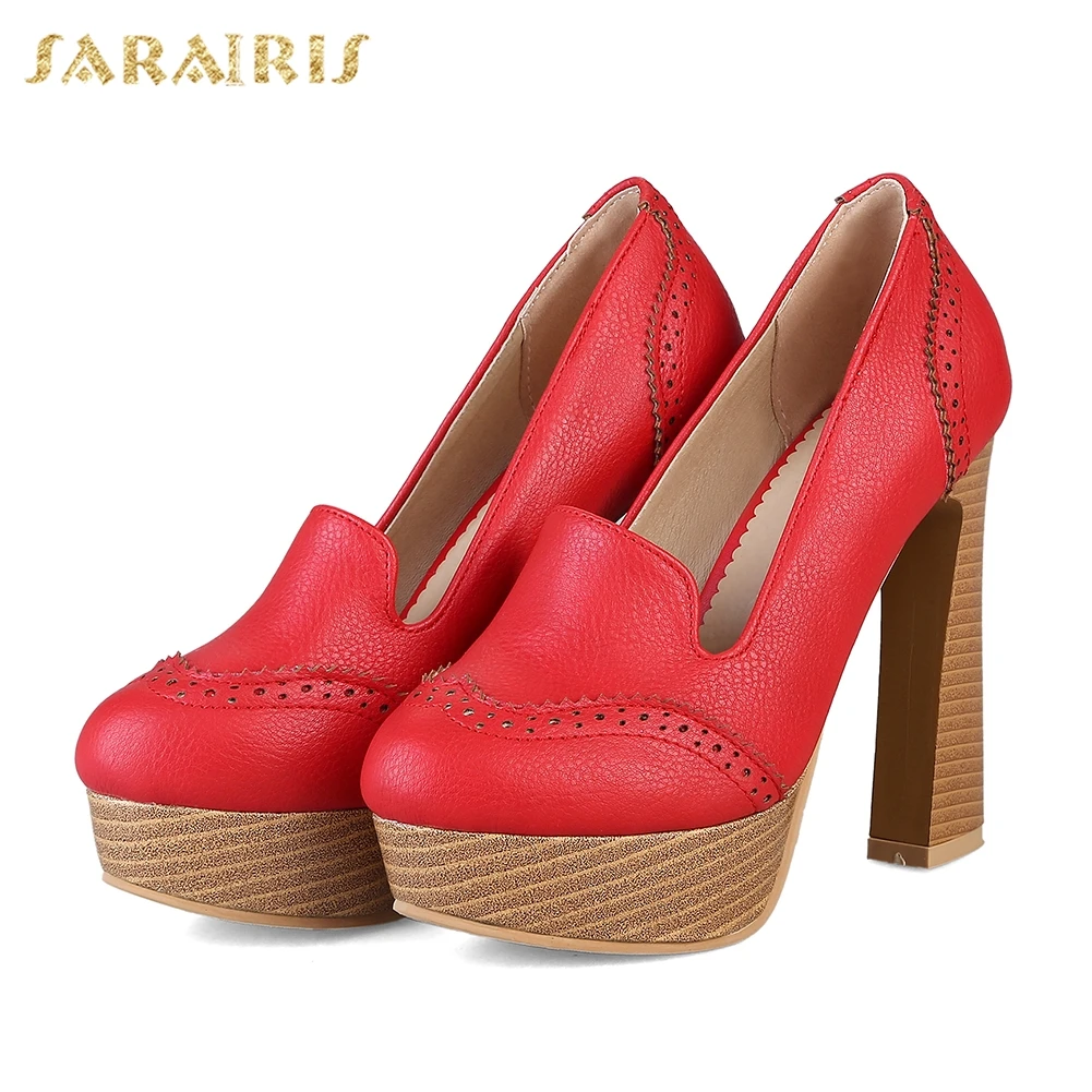 Sarairis Hot Sale Dropship Plus Size 31-48 Square Heels Pumps Woman Shoes Platform Slip On Party Wedding Pumps
Sarairis Hot Sale Dropship Plus Size 31-48 Square Heels Pumps Woman Shoes Platform Slip On Party Wedding Pumps