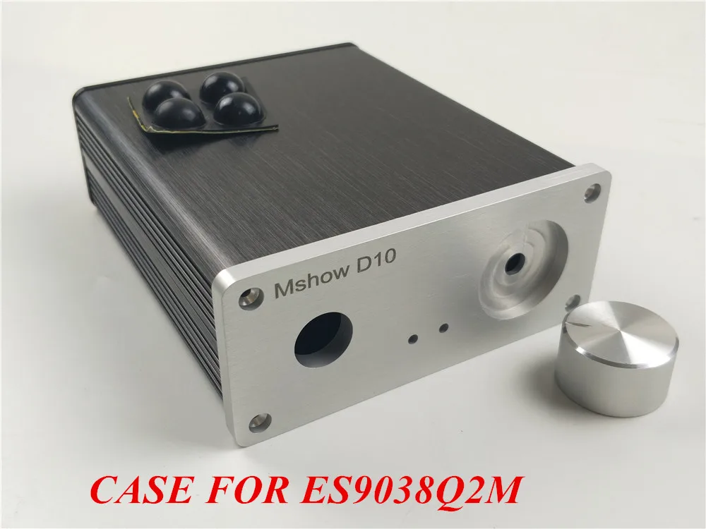 Aluminium case chassis for ES9038Q2M DAC box V1.07 HIFI AUDIO DSD ,CASE for es9038 MINI DIY
Aluminium case chassis for ES9038Q2M DAC box V1.07 HIFI AUDIO DSD ,CASE for es9038 MINI DIY
