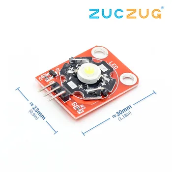 

Arsmundi 3W High-Power KEYES LED Module with PCB Chassis for Arduino STM32 AVR