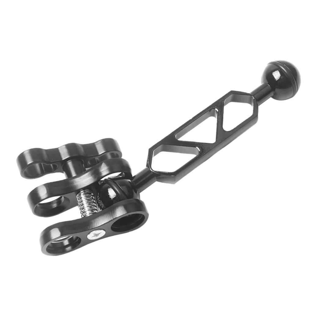 Camera Accessory Diving Lights Butterfly Clip 6" Dual Ball Arm Clamp Mount Aluminum for Underwater Photography Torch Flashlight
Camera Accessory Diving Lights Butterfly Clip 6" Dual Ball Arm Clamp Mount Aluminum for Underwater Photography Torch Flashlight