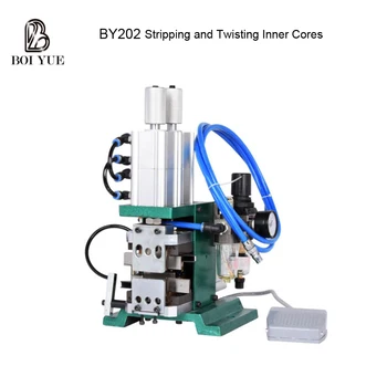 BY202 Factory Price Pneumatic Multi-core Wire Stripping Machine Stripping and Twisting Multi Inner Cores
BY202 Factory Price Pneumatic Multi-core Wire Stripping Machine Stripping and Twisting Multi Inner Cores