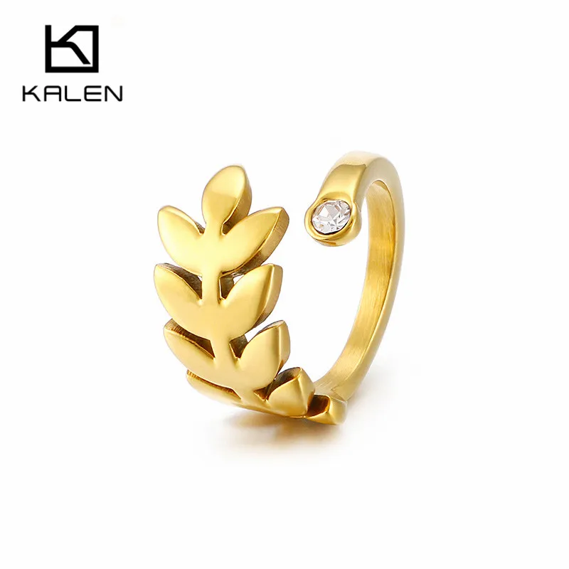 KALEN Charms Gold Silver Tree Branch Leaf Open Rings For Women Girl Size 6-9 Wedding Rings Knuckle Finger Cuff Bague Jewelry
KALEN Charms Gold Silver Tree Branch Leaf Open Rings For Women Girl Size 6-9 Wedding Rings Knuckle Finger Cuff Bague Jewelry