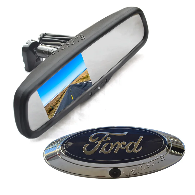 Vardsafe VS668R | Emblem Reverse Backup Camera + Replacement Rear View Mirror Monitor for Ford Ranger Truck (2011-2018)
Vardsafe VS668R | Emblem Reverse Backup Camera + Replacement Rear View Mirror Monitor for Ford Ranger Truck (2011-2018)