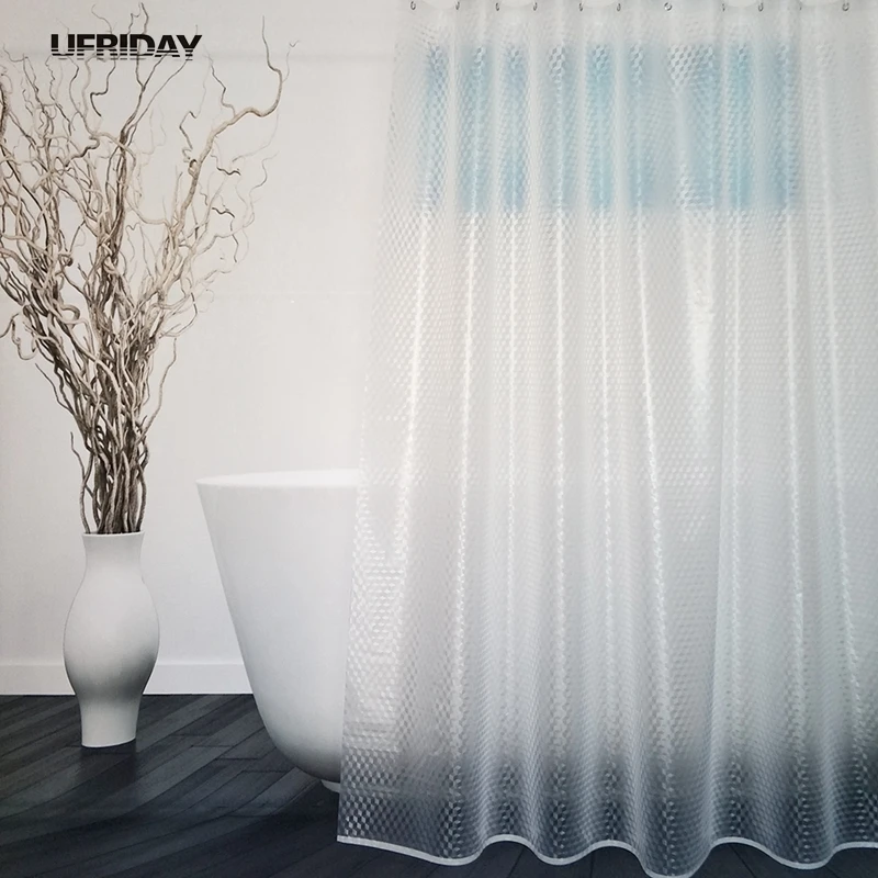 UFRIDAY Unique Shower Curtain 3D Circle Waterproof Mildew Semi-transparent PEVA Bath Curtain for Home Bathroom Classic
UFRIDAY Unique Shower Curtain 3D Circle Waterproof Mildew Semi-transparent PEVA Bath Curtain for Home Bathroom Classic