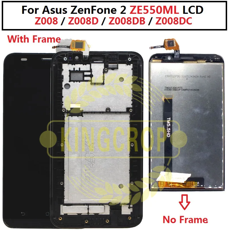 For Asus Zenfone 2 ZE550ML LCD Touch Screen+frame Digitizer LCD Display Panel Assembly for Asus ZE550ML Z008D Z008DB Z008DC LCD
For Asus Zenfone 2 ZE550ML LCD Touch Screen+frame Digitizer LCD Display Panel Assembly for Asus ZE550ML Z008D Z008DB Z008DC LCD