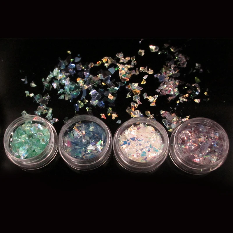 4pcs/lot Colorful Nail Art Decoration Tools Broken Glass Pieces Mirror Foil Stencil Decals Beauty Decoration Tools Diy Nail Art
4pcs/lot Colorful Nail Art Decoration Tools Broken Glass Pieces Mirror Foil Stencil Decals Beauty Decoration Tools Diy Nail Art