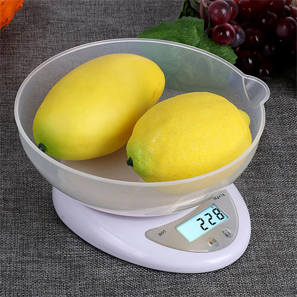 NEW 5000g/1g 1000g/0.1g Food Diet Postal Kitchen Scales balance Measuring weighing scales LED electronic scales with tray
NEW 5000g/1g 1000g/0.1g Food Diet Postal Kitchen Scales balance Measuring weighing scales LED electronic scales with tray