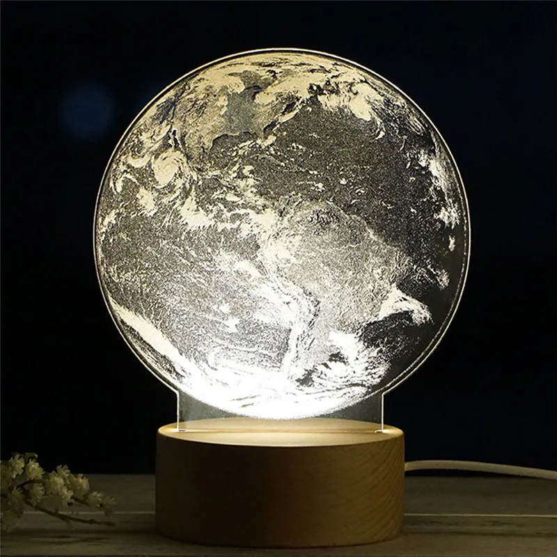 EARTH shape lamp LED 3D Illuminated Lamp Optical Desk Night Light Milky Way Panel Acrylic 3D LED Earth Lamp 40DC28
EARTH shape lamp LED 3D Illuminated Lamp Optical Desk Night Light Milky Way Panel Acrylic 3D LED Earth Lamp 40DC28