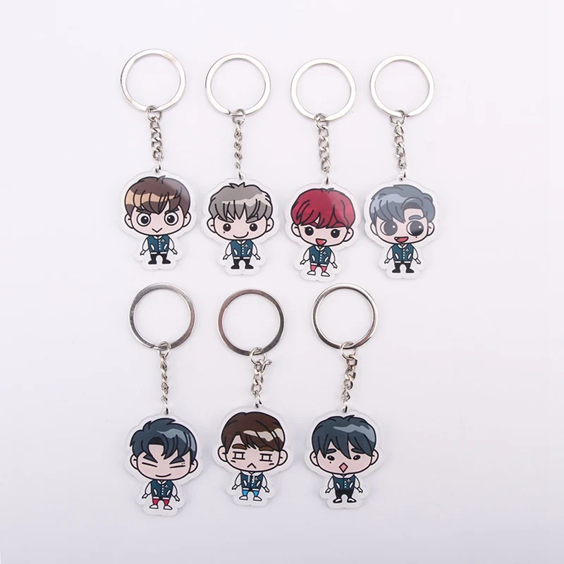 1 Piece K-POP GOT7 Members Keyring New Cute Cartoon Acrylic Key Ring Keychain Accessories Gift
1 Piece K-POP GOT7 Members Keyring New Cute Cartoon Acrylic Key Ring Keychain Accessories Gift