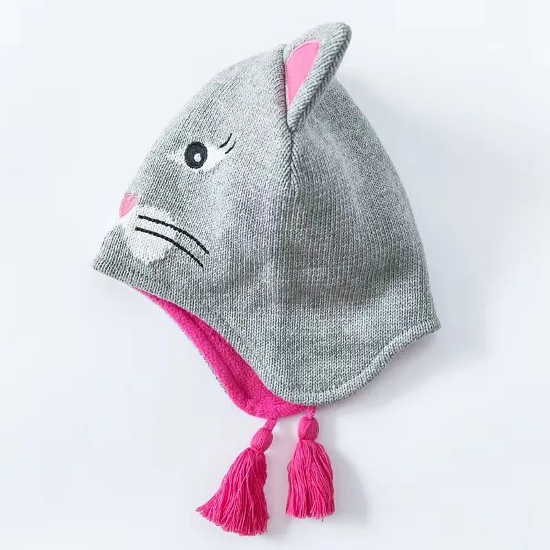 2016 Ash Baby Cat Hat Cotton Embroidery Crochet Baby Beanies Kids Fall Winter Warm Baby Cap Handmade Knit Windproof Earmuffs Cap
2016 Ash Baby Cat Hat Cotton Embroidery Crochet Baby Beanies Kids Fall Winter Warm Baby Cap Handmade Knit Windproof Earmuffs Cap