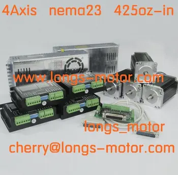 4Axis Nema 23 stepper motor 425 oz DUAL SHAFT & stepper motor Driver DM542A 128Micro CNC Router Plasma Cut LONGS MOTOR
4Axis Nema 23 stepper motor 425 oz DUAL SHAFT & stepper motor Driver DM542A 128Micro CNC Router Plasma Cut LONGS MOTOR