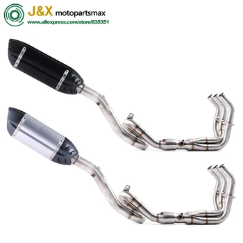 Exhaust Muffler Escape Full System Slip On Middle pipe For yamaha MT-09 FZ-09 MT09 FZ09 2014-2017
Exhaust Muffler Escape Full System Slip On Middle pipe For yamaha MT-09 FZ-09 MT09 FZ09 2014-2017